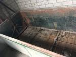Waterbakken gebruikt voor aspergeteelt