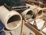 3 betonnen buizen geschikt als Duikers inwendig 70