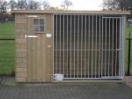 kennel met nachthok hondenhokken overdekt