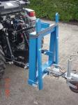 Palletdrager met opklapbare lepels + kogeltrekhaak