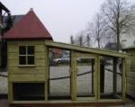 kippenhok met ren OOK MAATWERK