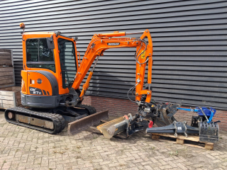 Doosan DX27Z draaikantelstuk aanbouwdelen sorteerg