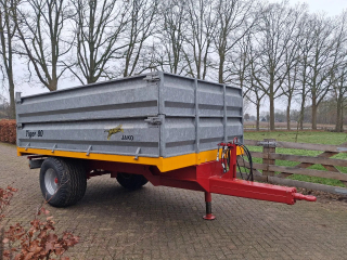 Jako Tiger 80 bakkenwagen kipper Hydro geremd marg