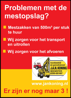 Mestzakken te huur