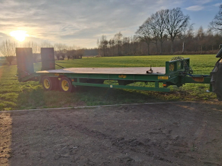 JPM Herbst 26FT oprijwagen dieplader hydro/lucht g