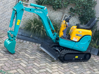 Kubota U-008 gebruikte minigraver 008 3cil Diesel